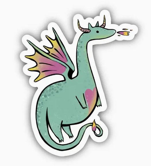 Dragon Fairytale Sticker