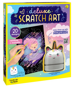 Deluxe Scratch Art: Comes with a Unicorn Vacuum!