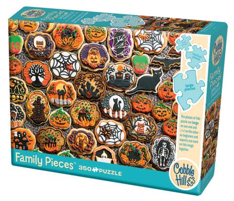 Family Puzzle-Halloween Cookies!  350 pc