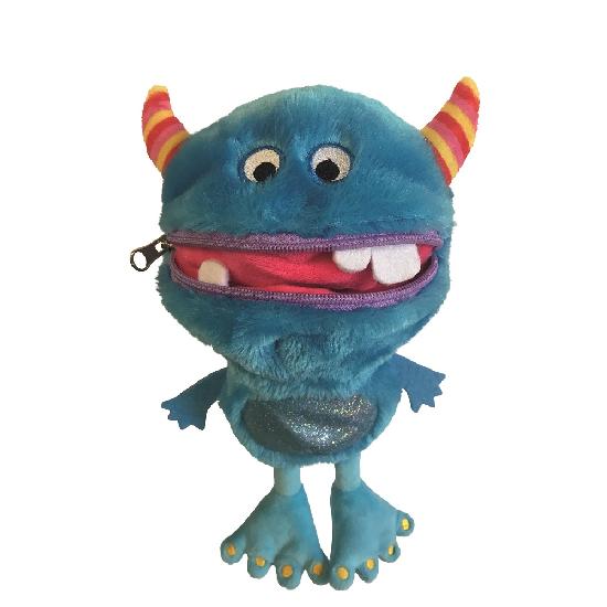 Very Hungry Worry Monster Blue Soft Toy