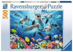Dolphins in the Coral Reef 500pc
