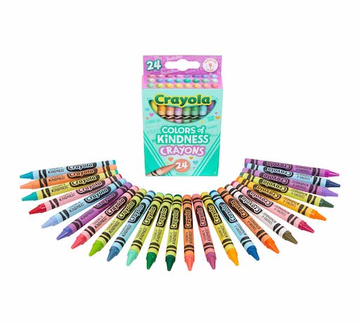 Colours of Kindness - 24 Crayons