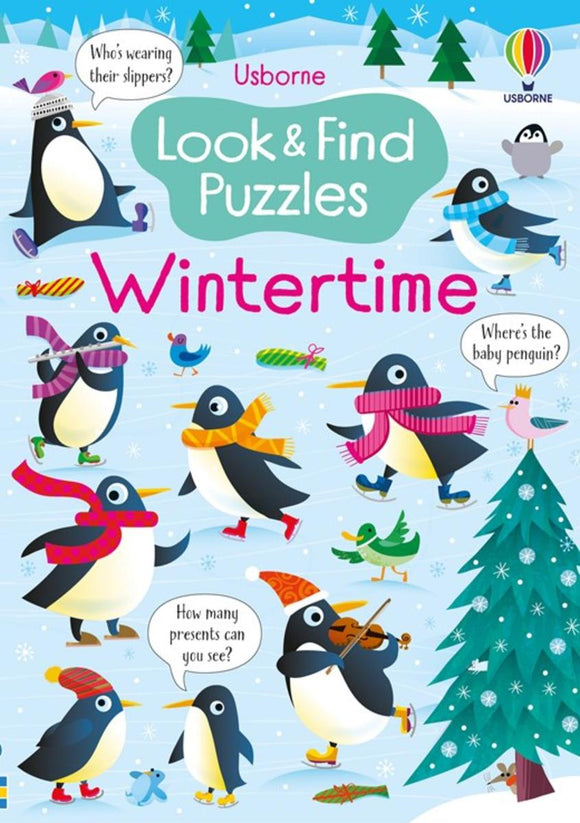 Usborne Look and Find Puzzles: Wintertime