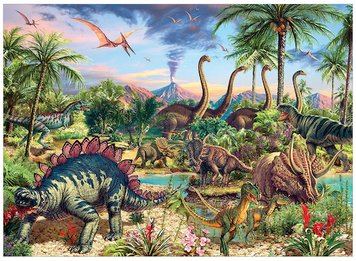 Family Puzzle - Prehistoric Party 350 pc (2023)