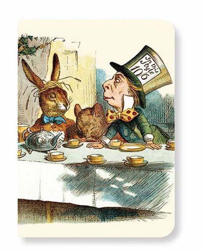 Mini Notebook - Alice in Wonderland: Mad Hatter’s Tea Party