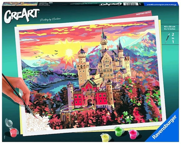 CreART - Fairytale Castle Paint by Numbers