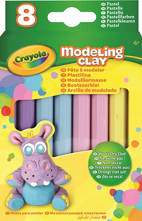 Modeling Clay: 8 Pastel Colors