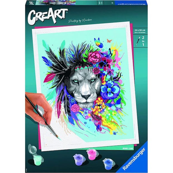 CreART - Boho Lion Paint by Numbers