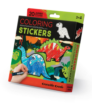 Dinosaur Colouring Stickers