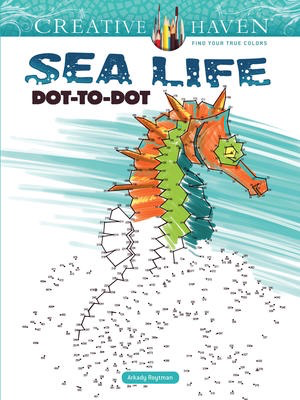 Sea Life Dot-to-Dot Coloring Book