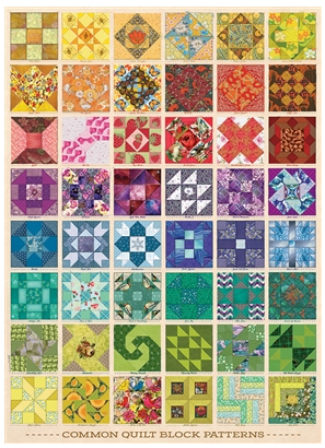 Common Quilt Blocks - 1000 piece