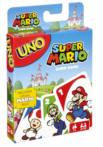 Super Mario Uno Card Game