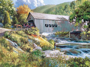 Covered Bridge 275 pcs Easy Handling Puzzle