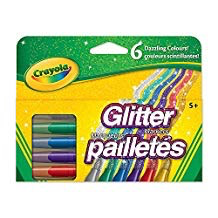 Glitter Markers 6ct