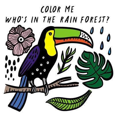 Color Me Bath Books: Who's in the Rainforest?