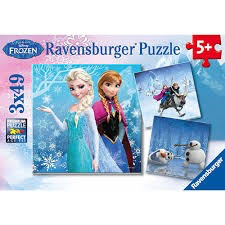 Frozen Winter Adventures 3 x 49 pcs