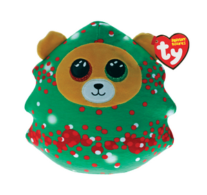 Squish-a-Boos: Everett Christmas Bear 10"