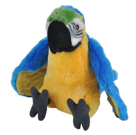 Cuddlekins Blue Yellow Macaw Parrot - 12