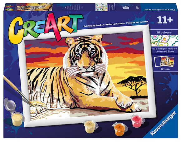CreART - Majestic Tiger Paint by Numbers