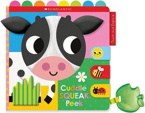 Cuddle Squeak Peek! Cloth Book:  Scholastic Early Learners