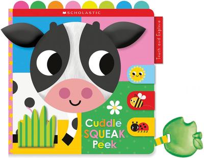Cuddle Squeak Peek! Cloth Book:  Scholastic Early Learners
