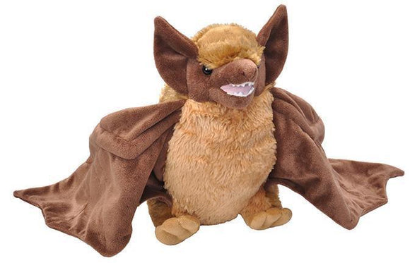Cuddlekins Brown Bat Stuffed Animal - 12
