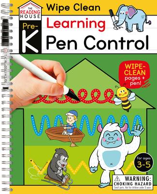 Learning Pen Control: Pre-K Wipe-Clean Workbook