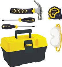 Stanley Jr. 5 Piece Tool Set and Tool Box