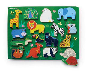 Let’s Play: Zoo 16pc Wooden Puzzle