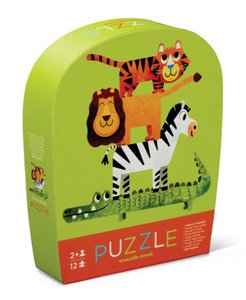 Jungle Friends Mini Puzzle 12pc