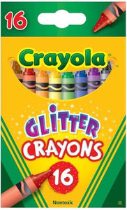 Glitter Crayons - 16ct