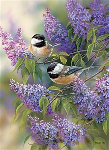 Chickadees and Lilacs 1000pc (2023)