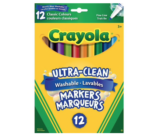 Fine Line Ultra-Clean Washable Markers 12ct