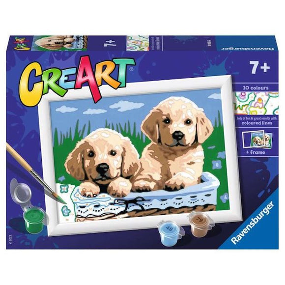 CreART - Cute Puppies Paint by Numbers