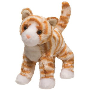 Hally Orange Striped Cat 8"