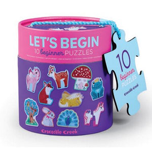 Let's Begin! 10  2pc puzzles - Unicorn