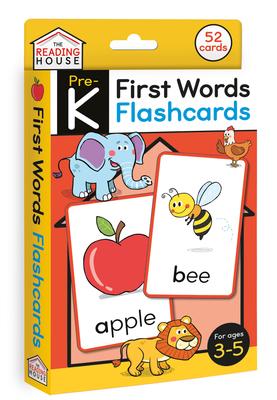 First Words 52 Flashcards: Preschool and Pre-K, Age 3-5