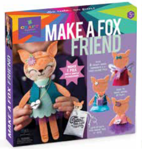 DIY Make a Fox Friend Stuffie Stitching Kit