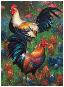 Roosters - 1000 piece
