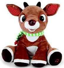 Rudolph Plush with Music and Lights