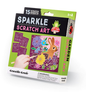 Garden Sparkle Scratch Art