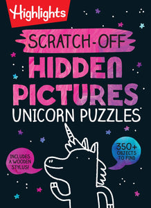 Scratch-Off Hidden Pictures: Unicorn Puzzles