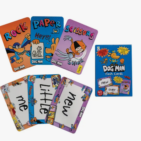 Dog Man 2nd Grade Sight Words - Flashcards and Game