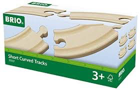 BRIO Short Curved Tracks