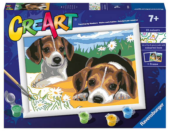 CreART - Jack Russel Puppy Paint by Numbers
