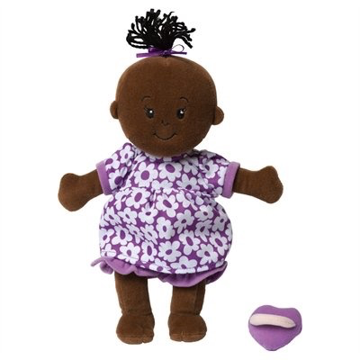 Wee Baby Stella Doll: Brown w/ Purple Dress