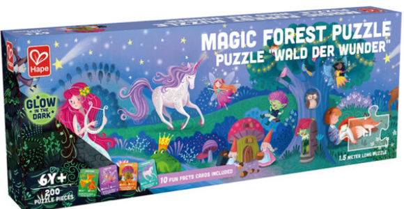 Magic Forest: Glow-In-the-Dark 200pc  Puzzle