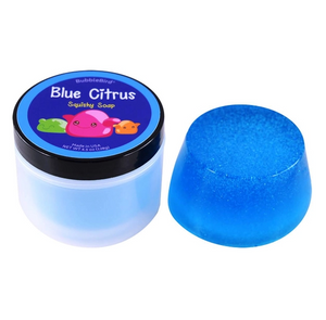 Squishy Soap: Blue Citrus Lollipop