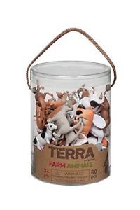 Terra Farm Animals in a Tube