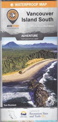 Vancouver Island South BC   - Waterproof Map